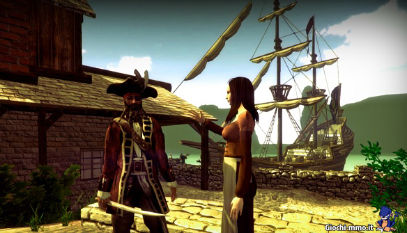 Pirata e nave Dungeons of Aledorn
