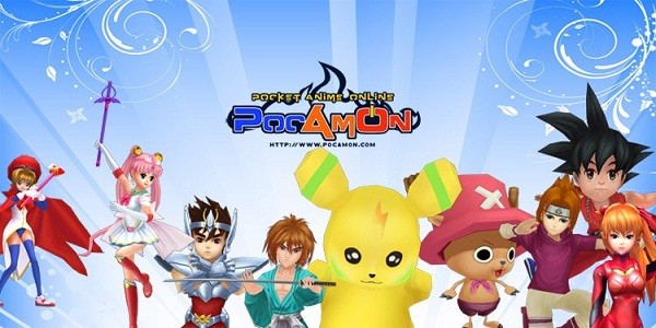 Pocamon: browser game con personaggi anime famosi