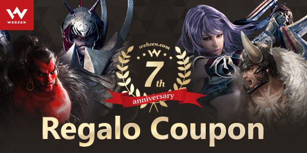 WEBZEN: giveaway in occasione del 7° anniversario