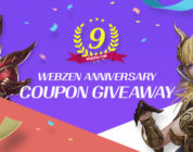 Webzen: codici regalo in occasione del 9° anniversario