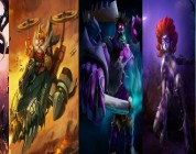 I personaggi di League of Legends: Cho’Gath, Corki, Dr. Mundo, Evelynn e Ezreal